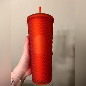 Starbucks 2020 Holiday Matte Red Studded Tumbler 24oz